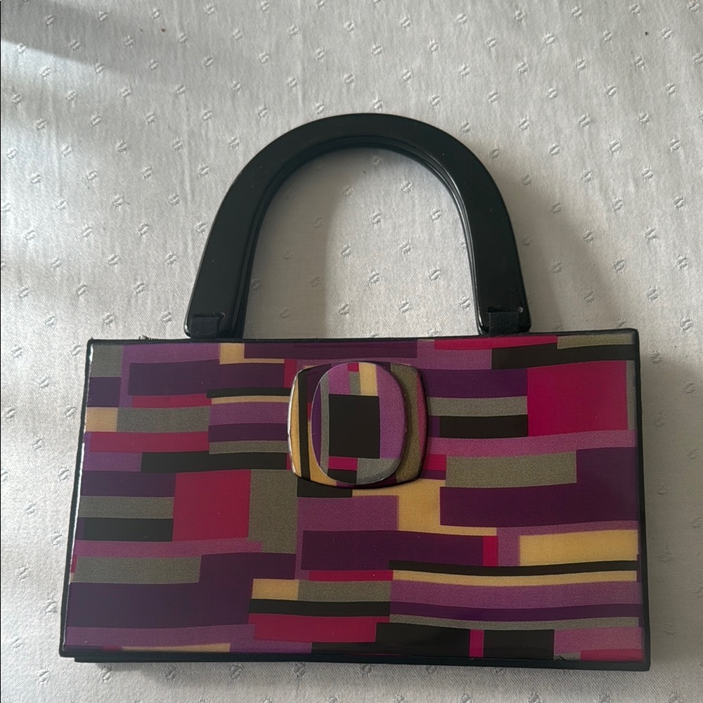 Multicolor Geometric Women's Bag